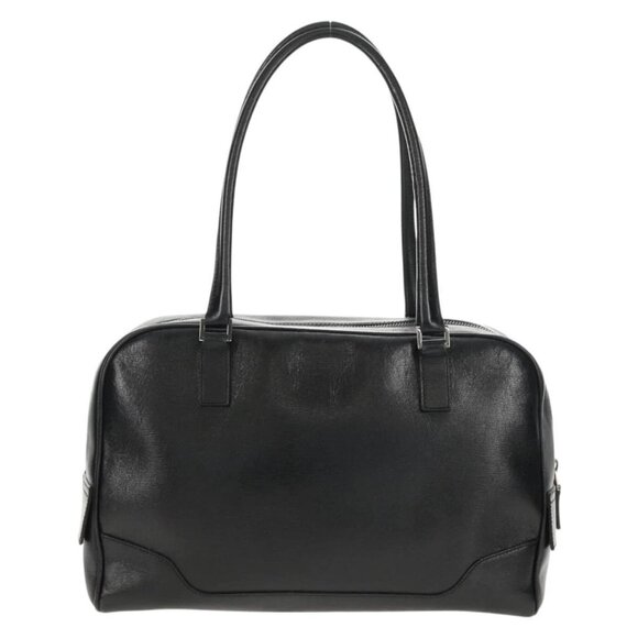 GUCCI Shoulder Bag Leather Black Silver 002 1115 Auth 146591V - Picture 3 of 16